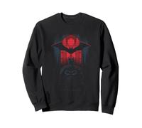 The Batman Logo Red Window Felpa