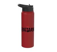 The Batman Logo with Red Bat Stainless Steel Insulated Water Bottle