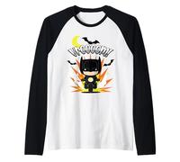 The Batman Vroom Batcycle Chibi Maglia con Maniche Raglan