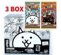 The Battle Cats Wafer Card +8 13th Birthday 3 Box BANDAI 20 pacchetti per...