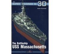 The Battleship USS Massachusetts - Kagero Super Drawings in 3D