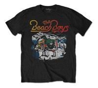The Beach Boys T Shirt Live Drawing Band Logo Distressed Nuovo Ufficiale Uomo