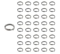 The Bead Shop 300 Anellini Doppio Giro in Acciaio Inossidabile da 5 mm - Anelli Tondi per Creazione Gioielli e Progetti Fai-da-te