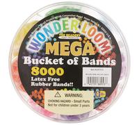 The Beadery Mega Bucket of Bands 8000 pezzi Neon Multi