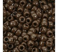 The Beadery Perline Pony, 6 x 9 mm, Color Cioccolato, 900 Pezzi