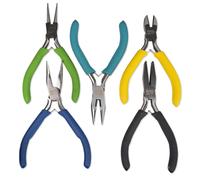 The Beadsmith Color-ID Pliers - Color Coded Set - 5 Inches 5 Piece Ki