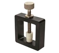 The Beadsmith Morsa per trapano, contiene perle da 3 mm a 2 mm, quadrata da 5 cm, include morsa a vite per praticare in modo sicuro fori di precisione in perle delicate, mini utensile manuale rotante
