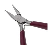The Beadsmith Pinze a becchi a catena casual confortevoli, 152 mm, con testa in acciaio lucido, impugnatura comoda in PVC e molla a doppia foglia, strumento per la creazione di gioielli