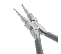 The Beadsmith Pinze per piegare i cavi, per realizzare fino a 6 anelli e anelli di apertura, lunghezza 2-9 mm - 160 mm, testa in acciaio lucido, impugnatura comoda, strumento per la creazione di