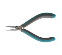 The Beadsmith Simply Modern Pinze a becchi lunghi, 114 mm con testa in acciaio lucido, impugnature in PVC e doppie molle a balestra, strumento per la creazione di gioielli