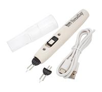 The Beadsmith ThreadZap - Bruciatore ricaricabile per lavori artigianali, per la finitura di progetti di tessitura e intreccio, riscalda istantaneamente, temperatura massima di 600 °C, include punta
