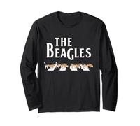 The Beagles Funny Beagle Owner Gift Dog Music Lover Outfit Maglia a Manica