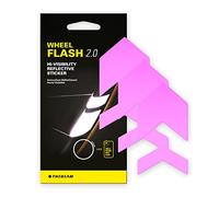 THE BEAM - WHEEL FLASH 2.0 - Adesivi ad alta visibilità per cerchi e ruote di biciclette - adesivi per bicicletta, catarifrangente adesivo, adesivi catarifrangenti (Rosa)