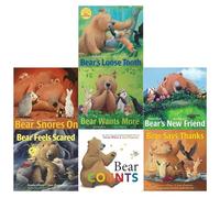 The Bear Books Series 7 Picture Books Collection Set (Bear Says Thanks, Bear’s New Friend, Bear Snores On, Bear Wants More, Bear Feels Scared, Bear Counts & Bear’s Loose Tooth)