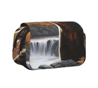 The Bear by the River, astuccio grande capacità, astuccio per matite, organizer per cancelleria, trousse per cosmetici, forniture per ufficio