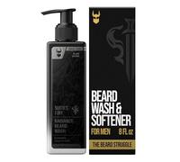 The Beard Struggle - Radiance Beard Wash - Platinum Collection, Surtr's Fury - Deterge, nutre e ammorbidisce la barba - Viking Beard Wash for Men (240 ml)