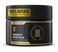 The Beard Struggle Warrior's Beard Balm - Gold Collection, Valhalla's Gates - Formula a bassa tenuta non grassa, lussuose fragranze di colonia, ingredienti naturali e vegetali al 100%, 50 g