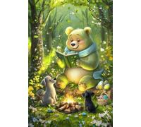 The Bear's Springtime Storytime: A Creative Journal for Kids with an Adorable Bear Reading a Story to Two Playful Dogs in a Beautiful Easter Garden - ... - Perfect Size 6x9 Inches 15.24x22.86cm