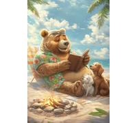 The Bear's Storytime: A Fun and Creative Journal for Kids with an Adorable Bear Reading to Two Playful Dogs - 80 Pages for Drawing, Writing, ... - Perfect Size 6x9 Inches 15.24 x 22.86cm