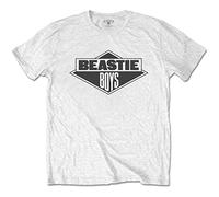The Beastie Boys T Shirt Nero And Bianca Band Logo Nuovo Ufficiale Uomo Bianca Size L