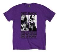 The Beatles 3 Savile Row Purple autorizzato Uomo maglietta