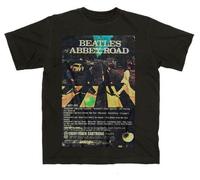 The Beatles Abbey Road Eight-Track Pop Psichedelico Musica Rock T Shirt BTL-1015
