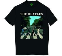 Beatles (The): Abbey Road & Logo (T-Shirt Unisex Tg. L) -