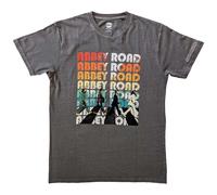 The Beatles Abbey Stacked autorizzato Uomo maglietta