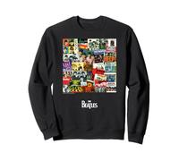 The Beatles Albums Collage Music Band Felpa