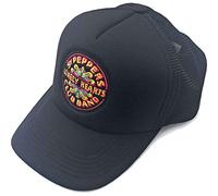 The Beatles Cappellino da Baseball Sgt Pepper Drum Logo Nuovo Ufficiale Nero