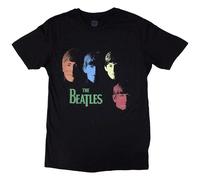 The Beatles Colour Faces autorizzato Uomo maglietta