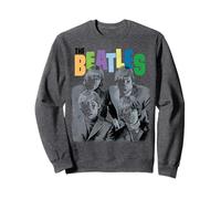 The Beatles - Design retrò Pop a Strati di Colore Felpa