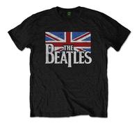 The Beatles Dop T Logo & Vintage Flag ufficiale Bambino maglietta