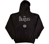 The Beatles Drop T Logo & Apple ufficiale Felpa con Cappuccio