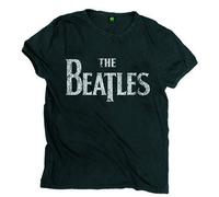 The Beatles Drop T Logo Vintage autorizzato Uomo maglietta