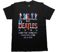 The Beatles Drop T Rooftop Flag ufficiale Uomo maglietta unisex