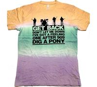 The Beatles Get Back Gradient autorizzato Uomo maglietta