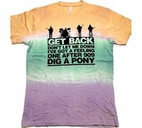 The Beatles Get Back Gradient autorizzato Uomo maglietta
