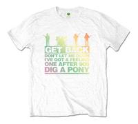 The Beatles Get Back Gradient ufficiale Uomo maglietta unisex