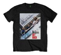 The Beatles Get Back Poster Black ufficiale Uomo maglietta unisex