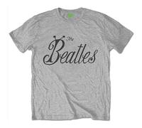 The Beatles Grey Bug Logo ufficiale Uomo maglietta unisex