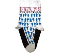 The Beatles Help Silhouettes Repeat Ankle Calzini Size One Size