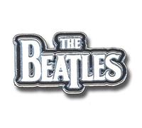 The Beatles Large Drop T Logo Bianca Nuovo Ufficiale Metal Pin Badge Size One Size