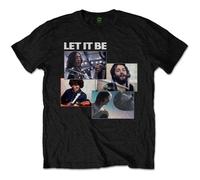The Beatles Let It Be Recording Shots autorizzato Uomo maglietta
