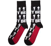 The Beatles Let It Be Silhouettes Repeat Ankle Calzini Size One Size