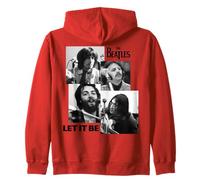 The Beatles Let It Be Tiles Rock Pop Band Felpa con Cappuccio