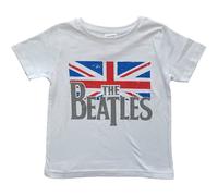 The Beatles Logo & Vintage Flag autorizzato Bambini maglietta