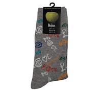 The Beatles 'Love' (Grigio) Calzini (Taglia unica = EUR 41-45)