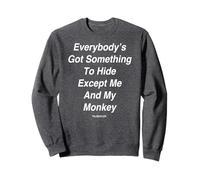 The Beatles Me And My Monkey Official 60s Rock And Roll Band Felpa
