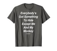 The Beatles Me And My Monkey Official 60s Rock And Roll Band Maglietta